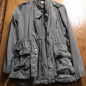 Lucky brand gray utility jacket, size XS